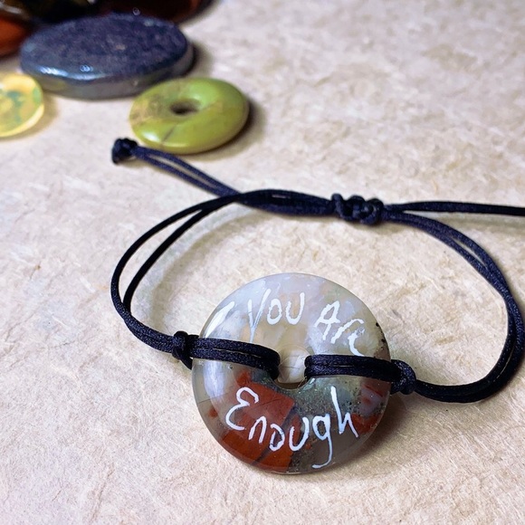 CUSTOM WORD MYINTENT PI STONE BRACELET - Picture 5 of 7